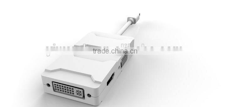 Mini displayport to HDMI+VGA+DVI cable adapter for Mac-book,Mac book Pro,Mac Book Air and other multimedia