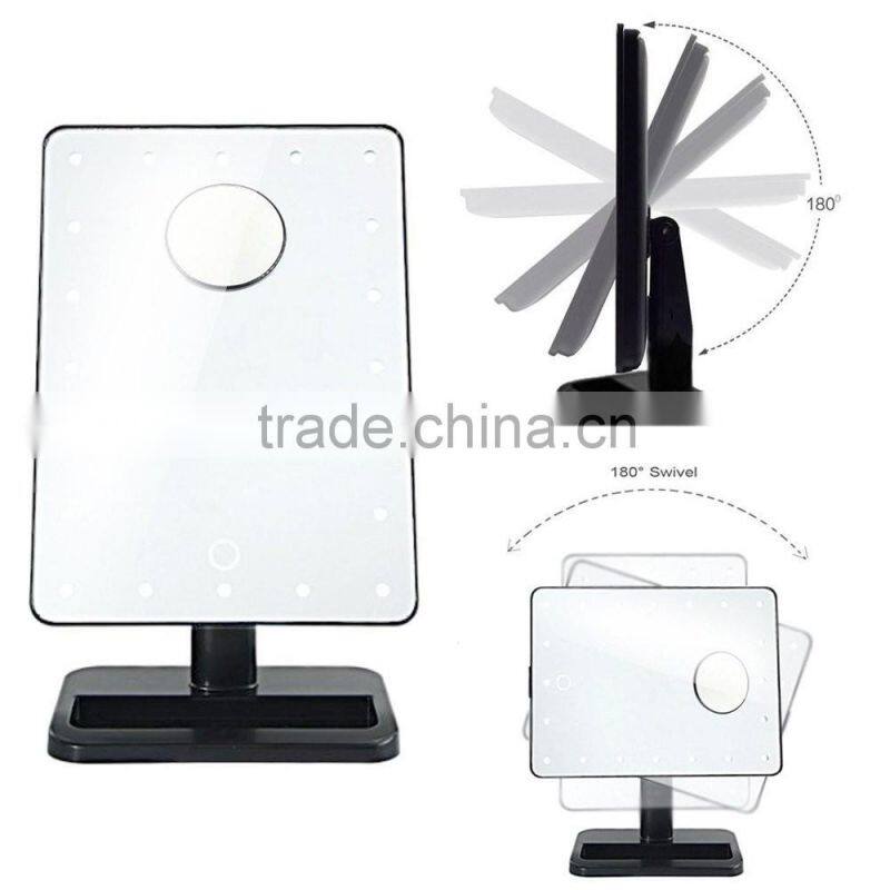 Vanity Mirror with LED Bulbs make up mirror for beauty