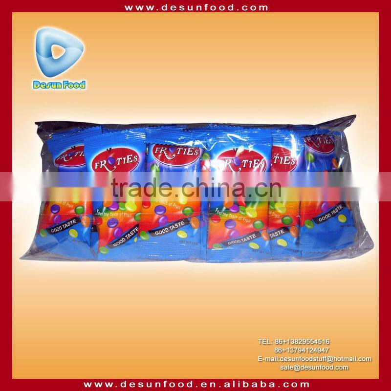 Colorful mini chocolate bean