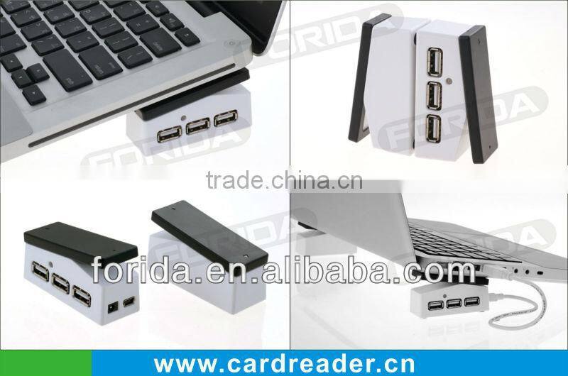 Forida promotional cooler pad 3 ports USB 2.0 hub