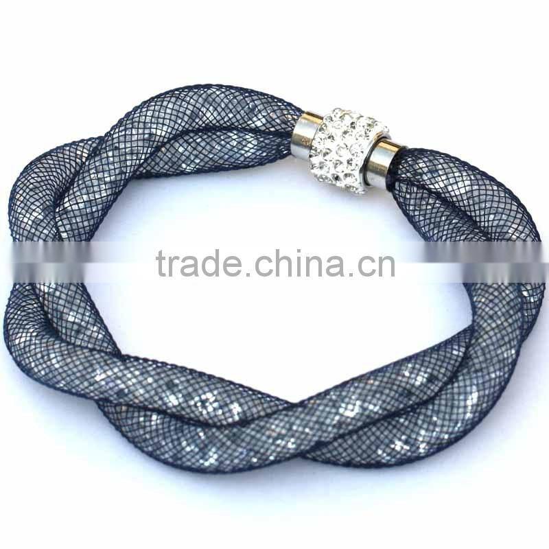 Crystal Beads Stardust Bracelet Slake Wrap Double Tour TENDANCE