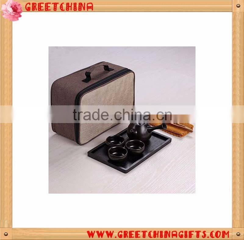 Promotional Custom Portable Travel Celadon Teapot Set