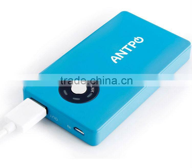 5000mAh mobile battery charger for cellphone usb output power pack
