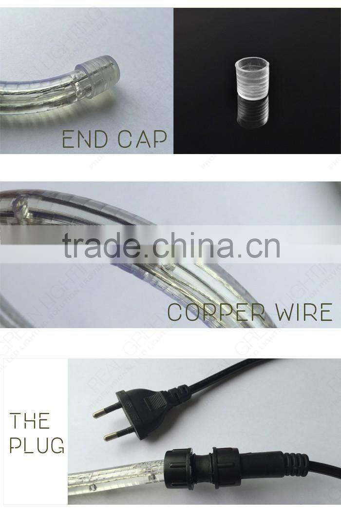 High Output Waterproof 120V LED Rope Light