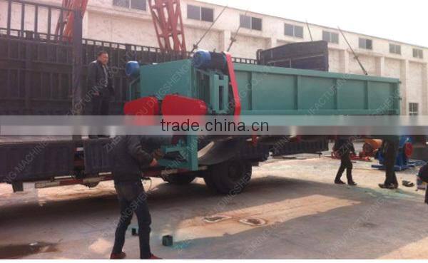 Factory price single shaft wood debarking machine