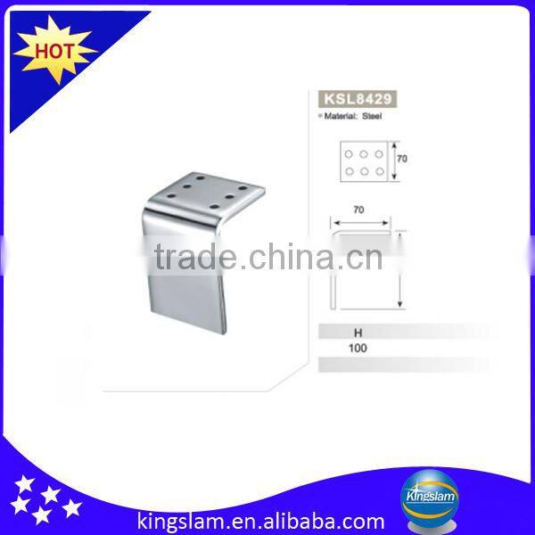 Brushed steel furniture hardware sofa legs KSL8429