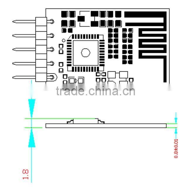 RF2541UART Bluetooth 4.0 Module Module