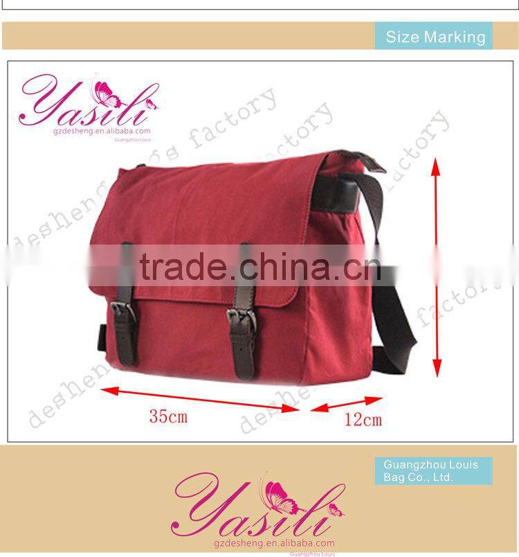 Wine red shoulder bag,college boys shoulder bags,canvas messenger bags for teens