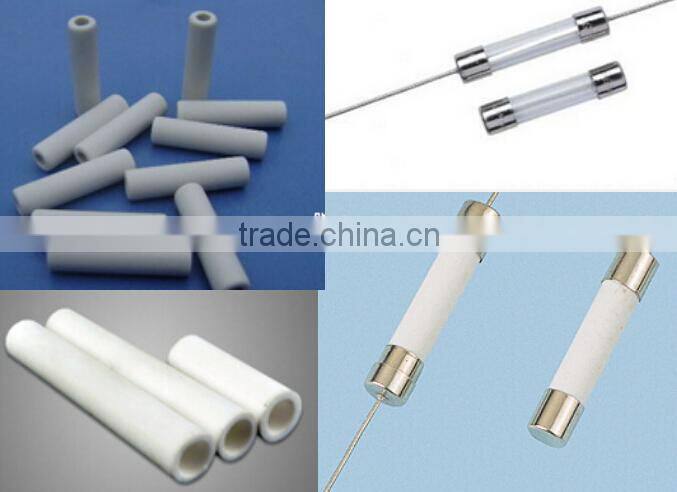 High Frequency and Low Loss Alumina Ceramic Fuse Tubes
