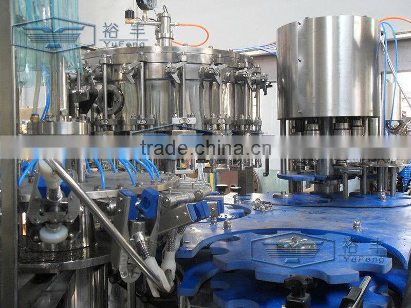 Beer filling production line for glass bottle