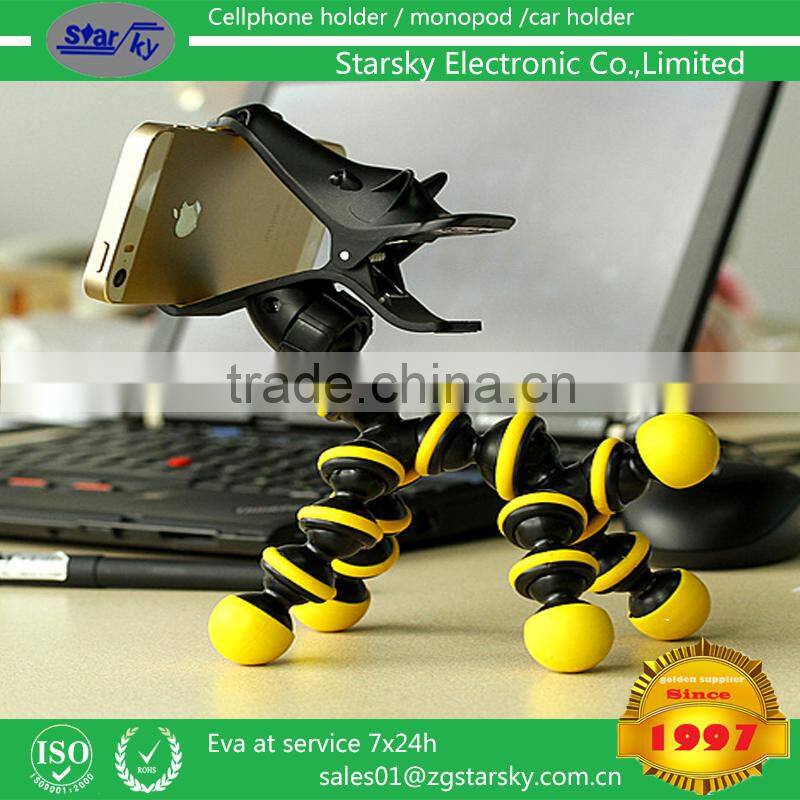 car phone holder Fashion Horse Style Tripod Holder Bracket Phone Holder + Camera Holder