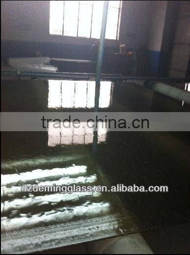 3mm Amber Flora Figured Glass with CE & ISO9001