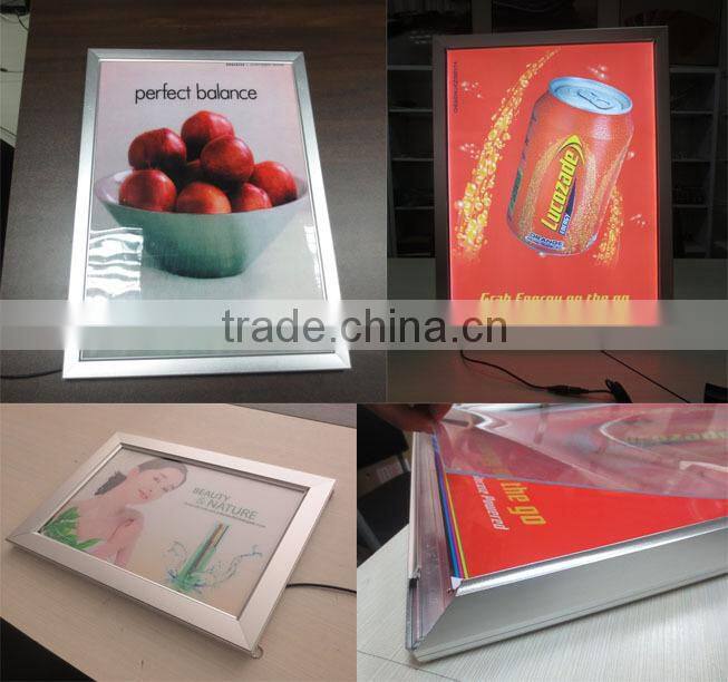 2014 fashion free sample china wholesale a2 size snap frame