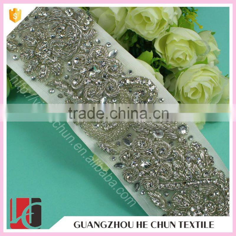 HC-7471-1 Hechun Crystal Material Sewing Decorative Clothing Beaded Trim
