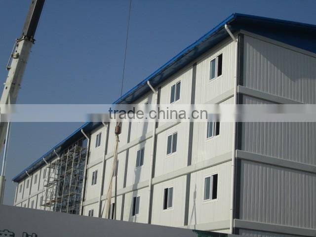 beautiful prefabricated steel frame laborer camp dormitory
