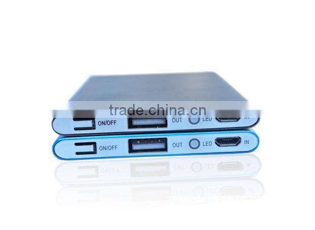 Super thin Lithium polymer battery 2700mah portable power bank charger