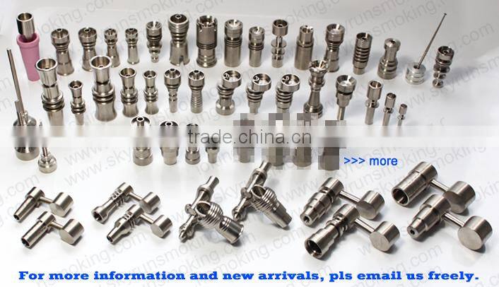 Highly Educated Honey Bucket domeless titanium nail 14mm & 18mm female. Custom logo available.