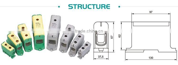 UTL Shipping From China Al/Cu 35 to 240mm Electric Plastic Terminal Blocks Conductors
