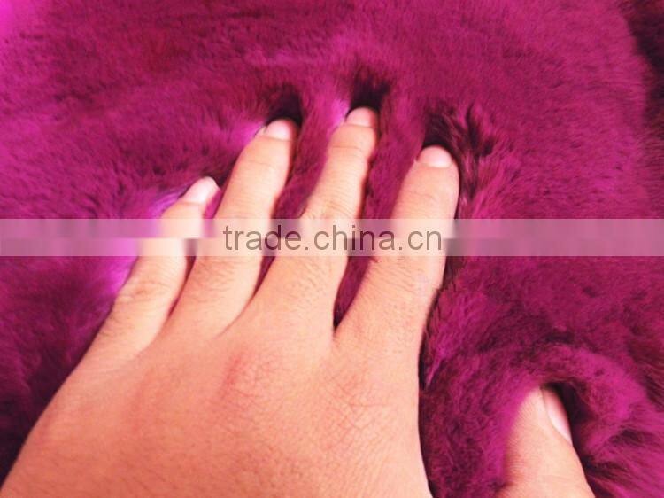 Real Fur Skin / Rex Rabbit Dyed Colors / Rex Rabbit Fur Skin For Coat