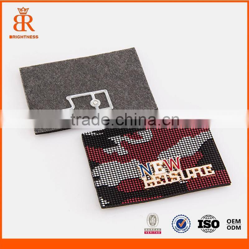 Jeans label patch pu labels leather labels