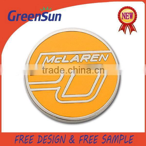 High quality customized leaf lapel pin