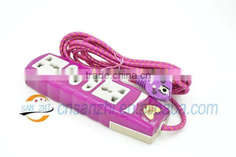 Rose EU UK plug extension power switch socket for Europe Britain