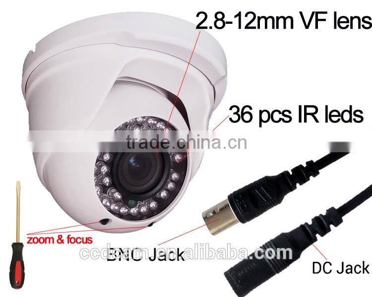 1080P HD CCTV TVI Camera Onvif2.4 Digital 2.8-12mm Varifocal Lens 2MP IR Night Vision Video Camera