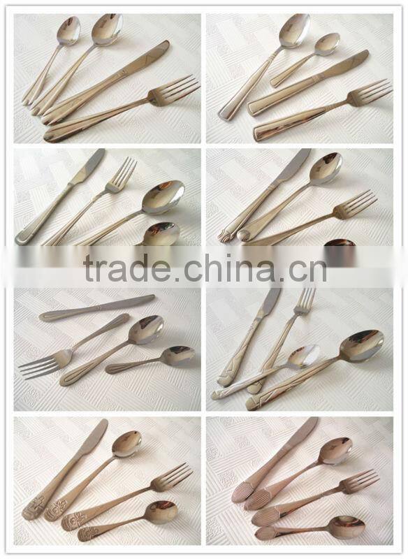 Best quality stainless steel round table spoon