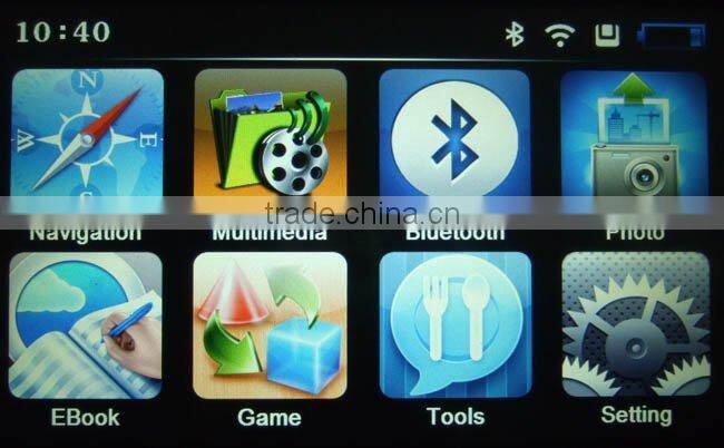 Popular MTK 7 inch made gps car navigation mtk 3351