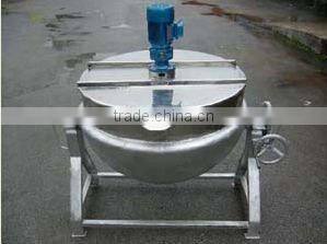 1500L steam heated jacket pan with mixer
