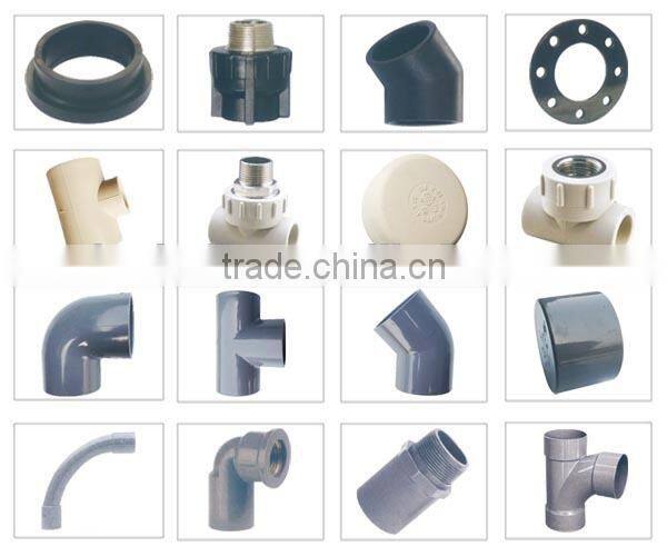 PE pipe fitting with 90 degree elbow(hot melt type)