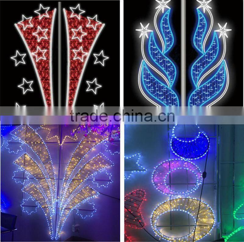 pole light decorative led street light christmas