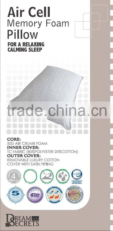 Air Cell Memory Foam Pillow