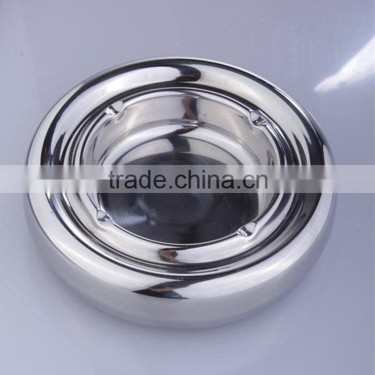 Mirror stainless steel smoke absorber ashtray