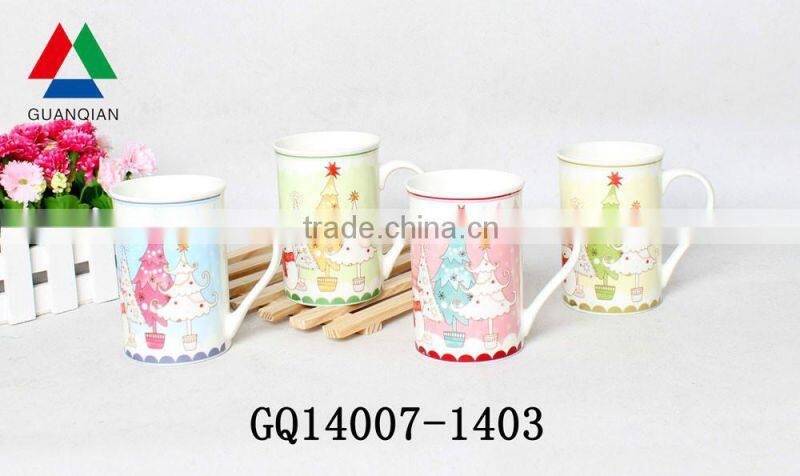 Liling coffee cup best bone china brands with decls for gift