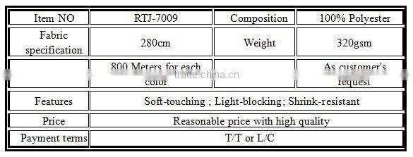 Pure modern pinstripe style 100% polyester thick fabric for covering sofa cushion curtain