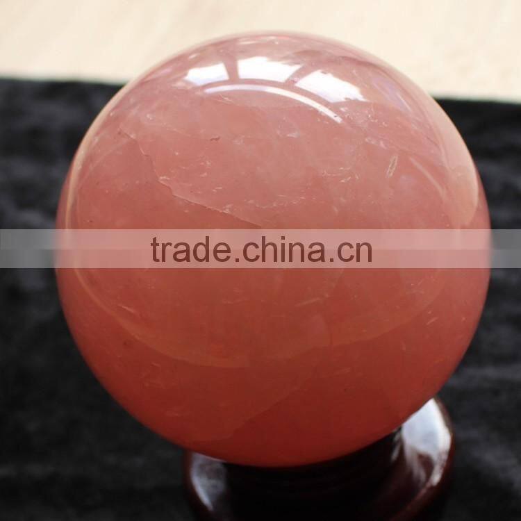natural rock carved rose quartz crystal spheres for healing