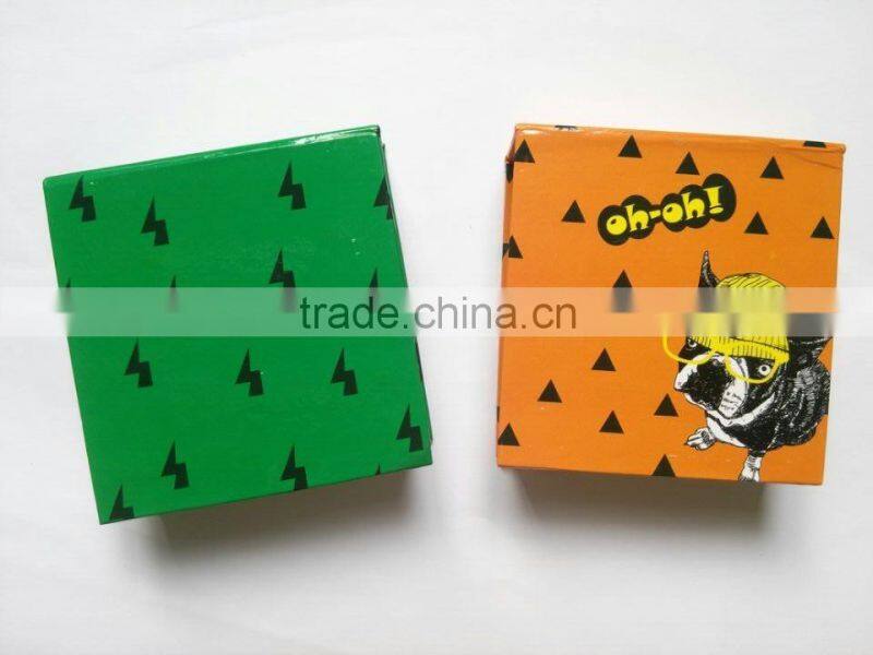 Hard cover memo pad wirh 4 color inner