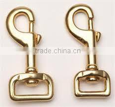 solid brass snap hooks