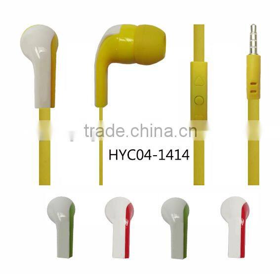 2015 china wholesale new product wired earphone headphone with mic for mobile