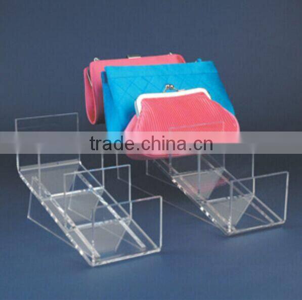 Acrylic bag stand wallet display stand hanging bag display stand