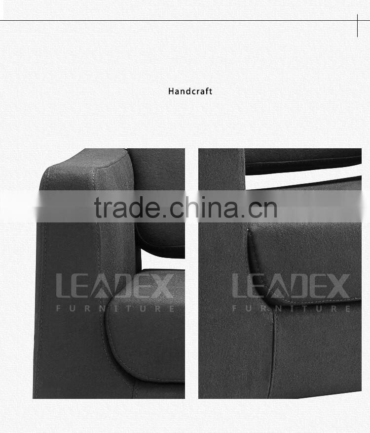2016 new design office furniture single gray office fabric sofa