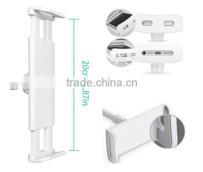 Flexible Adjustable Gooseneck Clip On Desk Kitchen Table Holder Mount for 4-8 inch
