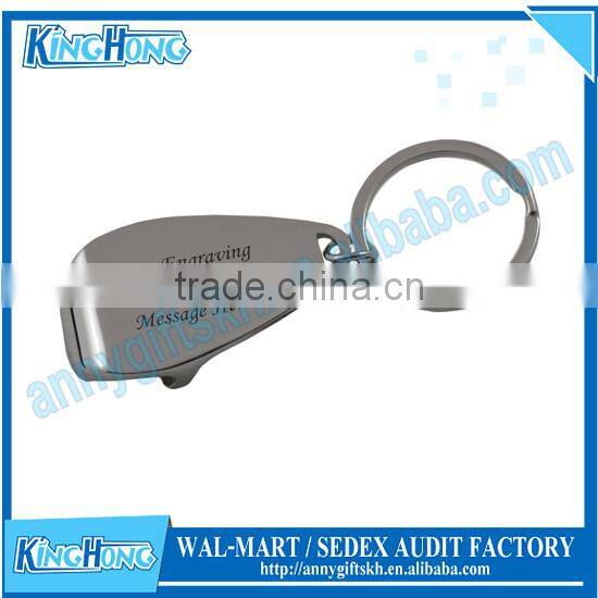 Factory model Laser engraving metal bottle opener keyring
