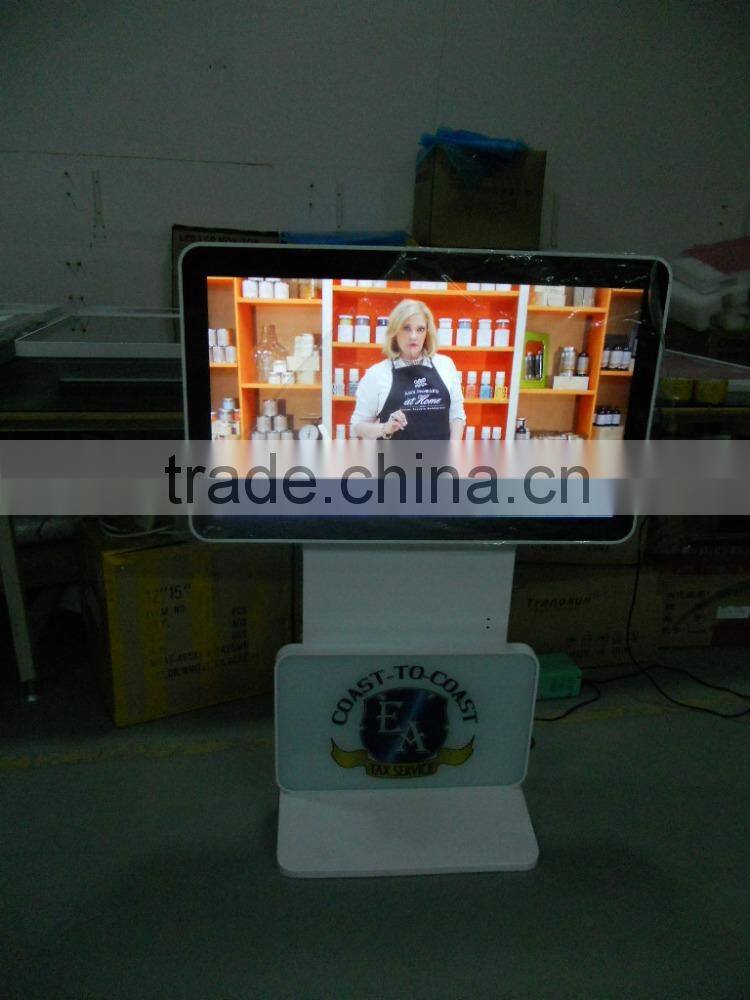 47" inch ground standing rotatable LED monitor digital advertising player