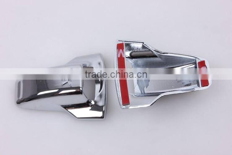 Water Spray Nozzle Cover Sprinkler Head Wiper Spiracle Cover Trim 2 Pcs ABS Chrome Used For Starex Car 2004 Parts Accessories