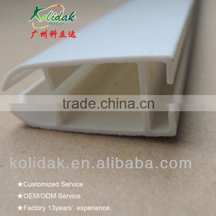 Customized Processing Rigid PVC Plastic profile extrusion