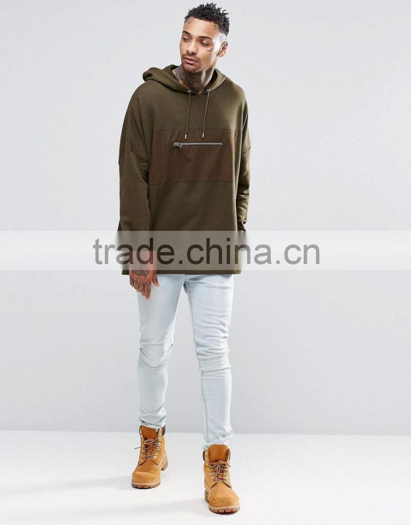 Oem fleece with drawstring and pockets black casual pullovers brown oversized fashion men winter sweatshirt hoodie