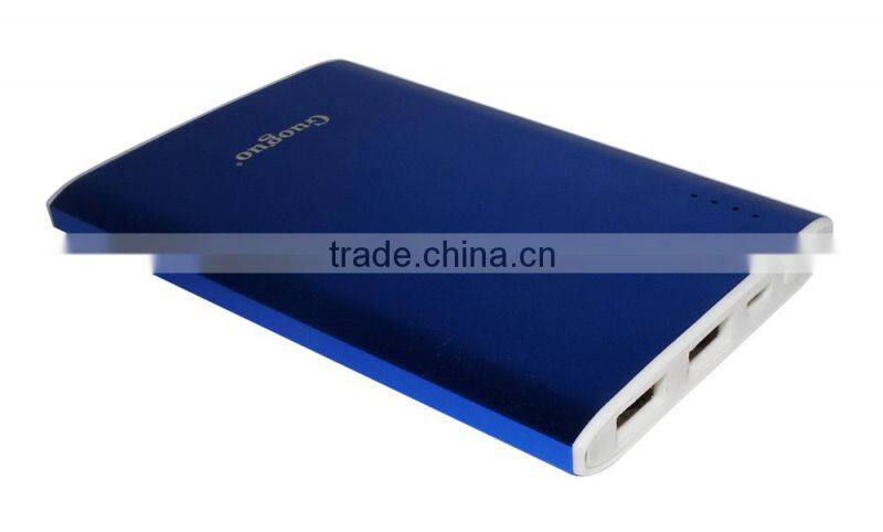 Multifunctional High Capacity 7500mah Dual Port USB Mi Power Bank for Notebook