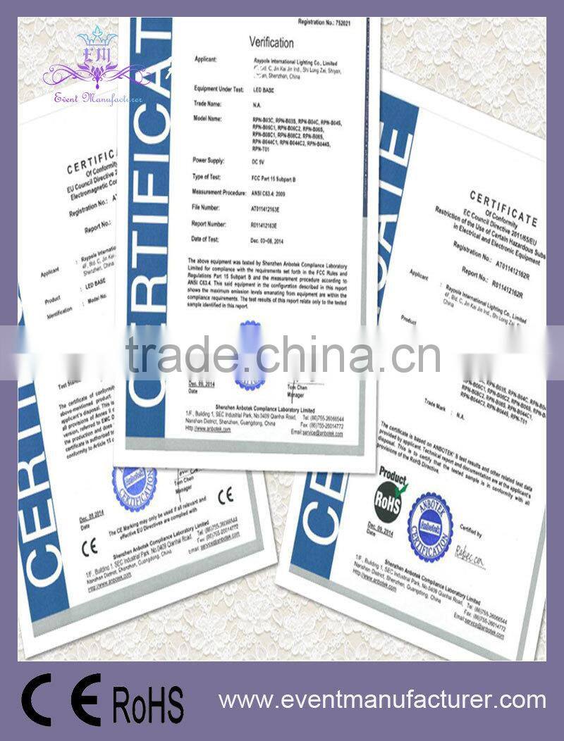 Battery Operated Multi-Color LED bottle base for wine